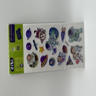 3D наліпки Закохані в космос 18 см, KIDS Line