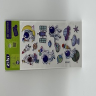 3D наліпки Блакинті космічні мрії 18 см, KIDS Line