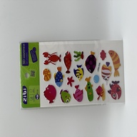 3D наліпки Райські рибки 18 см, Kids Line