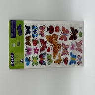 3D наліпки Метелики мікс 2 18 см, KIDS Line