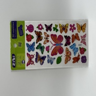 3D наліпки Метелики мікс 3 18 см, KIDS Line