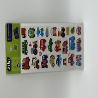 3D наліпки Робочі автівочки 18 см, KIDS Line