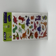 3D наліпки DINO BABY яскравий мікс 18 см, KIDS Line