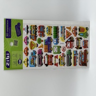 3D наліпки Міський транспорт  23 см, Kids Line