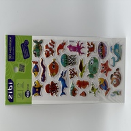 3D наліпки Морськи жителі 23 см, KIDS Line