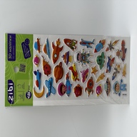 3D наліпки Космічна транспорт 23 см, KIDS Line