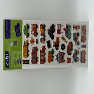 3D наліпки Великі автівки 23 см, KIDS Line