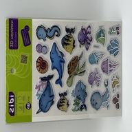 3D наліпки Підводна фауна 19 см, KIDS Line