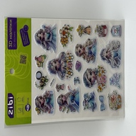 3D наліпки Квіткові принцеси 19 см, KIDS Line