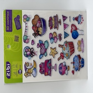 3D наліпки Солодкі тістечка  19 см, KIDS Line