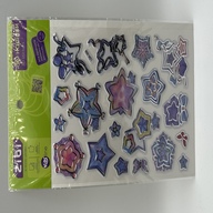 3D наліпки Яскраві зірки 19 см, KIDS Line