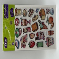 3D наліпки Смаколики 19 см, KIDS Line