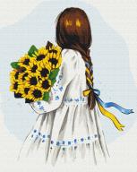 /Картина по номерам "Квіти України", 40*50, KIDS Line
