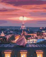 /Картина по номерам "Фантастичний вечір в Парижі", 40*50, KIDS Line