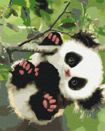/Картина по номерам "Грайлива панда", 40*50, KIDS Line