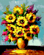 Картина по номерам "Соняшники", 40*50 cm, ART Line