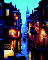 @Картина по номерам "Вечірня Венеція", 40*50 cm, ART Line