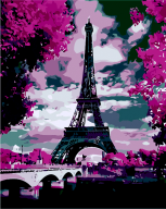 Картина по номерам "Весна в Парижі", 40*50 cm, ART Line