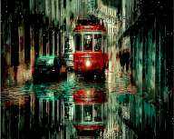 Картина по номерам "Трамвайчик", 40*50 cm, ART Line
