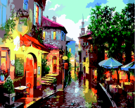 Картина по номерам "Старе місто", 40*50 cm, ART Line