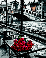 @Картина по номерам "Червоні троянди", 40*50 cm, ART Line