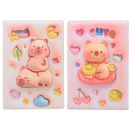 Блокнот 3D CAPYBARA 2, 145 х 210 мм, 80 арк., клітинка, Soft PU обкладинка, асорті, KIDS Line