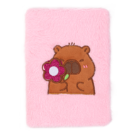 Блокнот плюшевий CAPYBARA 2, А5, 80 арк., клітинка, асорті, KIDS Line