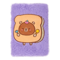 Блокнот плюшевий CAPYBARA 6, А5, 80 арк., клітинка, асорті, KIDS Line