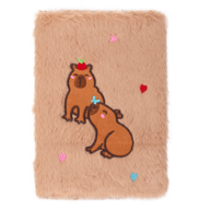 Блокнот плюшевий CAPYBARA 7, А5, 80 арк., клітинка, асорті, KIDS Line