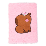 Блокнот плюшевий CAPYBARA 8, А5, 80 арк., клітинка, асорті, KIDS Line