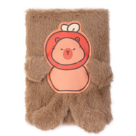 Блокнот плюшевий CAPYBARA 1, А5, 80 арк., клітинка, асорті, KIDS Line.