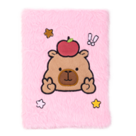 Блокнот плюшевий CAPYBARA 15, А5, 80 арк., клітинка, асорті, KIDS Line