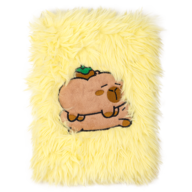 Блокнот плюшевий CAPYBARA 21, А5, 80 арк., клітинка, асорті, KIDS Line