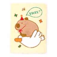 Блокнот плюшевий CAPYBARA 23, А5, 80 арк., клітинка, асорті, KIDS Line