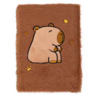 Блокнот плюшевий CAPYBARA 25, А5, 80 арк., клітинка, асорті, KIDS Line