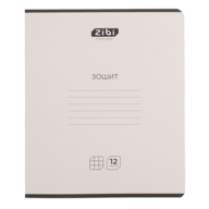 /Зошит учнівський шкільний WHITE, 12арк., клітинка