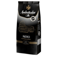 /Кофе в зернах 1000г*6, пакет, "Nero", AMBASSADOR (PL)