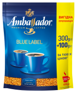 /Кофе растворимый 400*10, пакет, "Blue Label", AMBASSADOR 