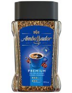 /Кофе растворимый 190г*8, сткл.б, "Premium", AMBASSADOR