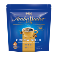 /Кофе растворимый 300г*10 "Crema Gold",  AMBASSADOR 