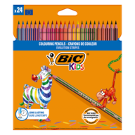 /Карандаши цветные "Evolution Stripes", 24 шт
