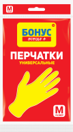 /Перчатки универсальные, резиновые, размер M, БОНУС 