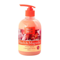 /Крем-мыло жидкое FRESH JUICE 460 мл с глицерином Peach&Magnolia (персик и магнолия)
