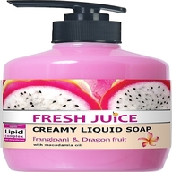 /Крем-мыло жидкое FRESH JUICE 460 мл Frangipani&Dragon fruit