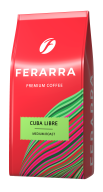 /Кофе в зёрнах 1000г, CAFFE CUBA LIBRE с клапаном,  FERARRA