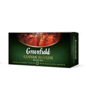 /Чай черный 2г*25*15, пакет, "Kenyan Sunrise", GREENFIELD