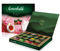 /Набор чая "Ассорти" 60 пак (12 видов по 5 пак ) "Selected tea collection" GREENFIELD