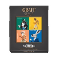 @/Чай зелений байховий асорті 48 г (1.5г*32)  пакети-саше, «Асорті чайних смаків» GRAFF