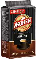 /Кофе молотый 225 г+25 г в подарок "Крепкий", ЖОКЕЙ