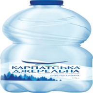 /Вода минер. газ., 1.5л, "Карпатська Джерельна", ПЭТ 